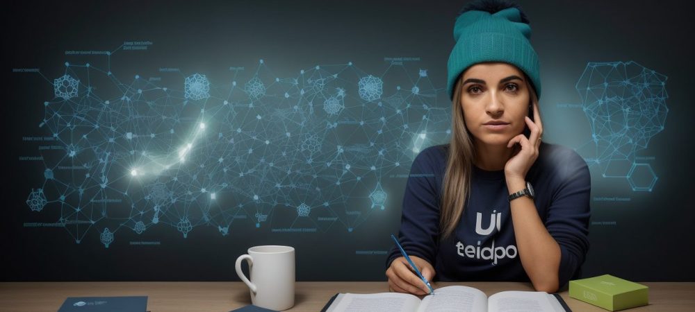 Imagem mostrando um ambiente de escritório com documentos, um computador e pessoas trabalhando em auditoria em licitações e contratos públicos, simbolizando transparência e controle.