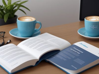 Estudantes aprendendo inglês online em um ambiente moderno e interativo, focando em flexibilidade e fluência.