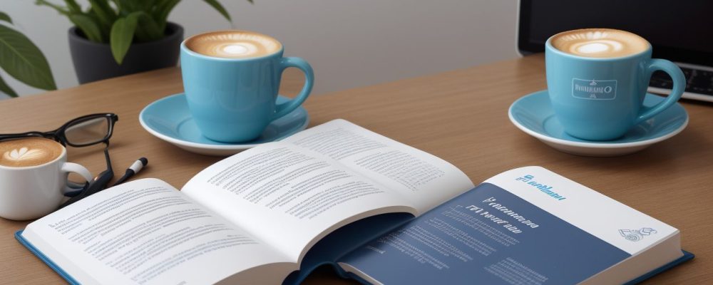 Estudantes aprendendo inglês online em um ambiente moderno e interativo, focando em flexibilidade e fluência.