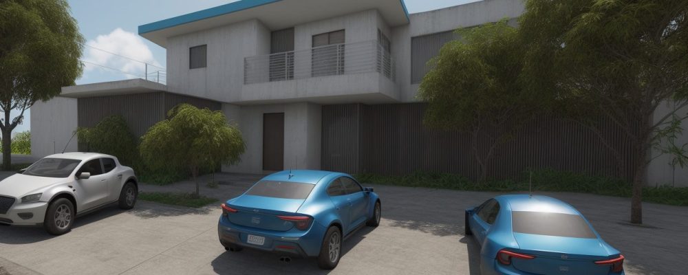 Renderização 3D de um projeto de urbanismo sendo visualizado em Autodesk Maya por um servidor público