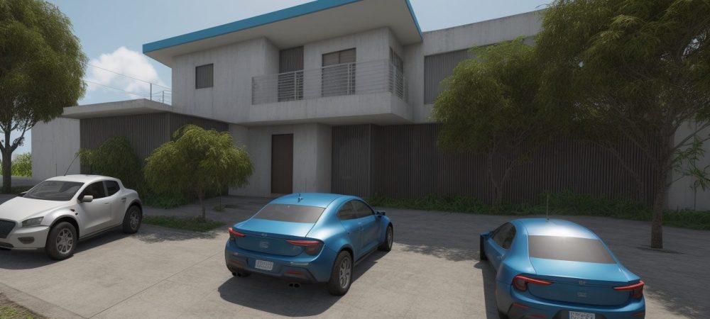 Renderização 3D de um projeto de urbanismo sendo visualizado em Autodesk Maya por um servidor público