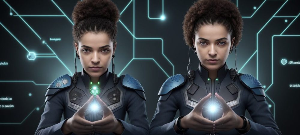 Representação visual de sistemas supervisórios SCADA e automação industrial impactando o setor público, com foco em eficiência e inovação.