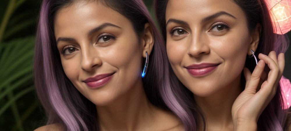 Mulher aplicando maquiagem em frente ao espelho, aprendendo automaquiagem com curso online para realçar a beleza e autoconfiança