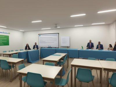 Auxiliar de serviços gerais em ambiente de trabalho, demonstrando as funções e importância do curso para o mercado