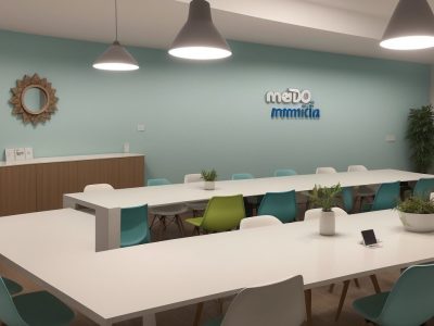 Imagem de uma equipe reunida, analisando dados de avaliação de desempenho por competências em um ambiente de trabalho colaborativo e produtivo. Gráficos e ferramentas de avaliação visíveis.