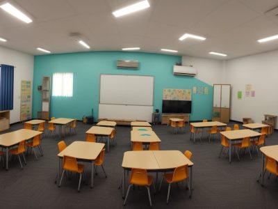 Crianças em sala de aula, explorando atividades lúdicas e criativas, alinhadas com a BNCC na educação infantil.