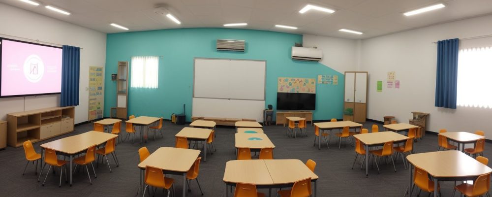 Crianças em sala de aula, explorando atividades lúdicas e criativas, alinhadas com a BNCC na educação infantil.