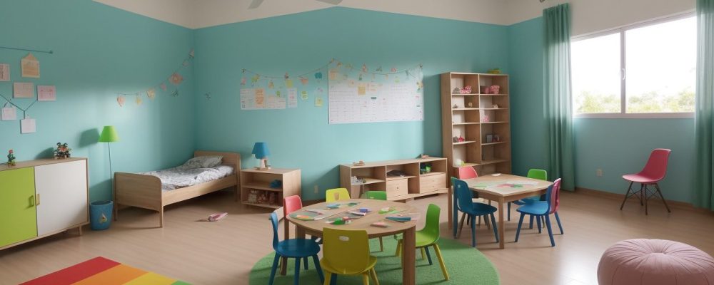 Crianças em sala de aula, envolvidas em atividades práticas e lúdicas, com foco nos objetivos de aprendizagem da BNCC, promovendo desenvolvimento integral.