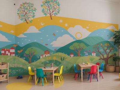 Crianças explorando múltiplas linguagens em sala de aula, integrando a BNCC na educação infantil