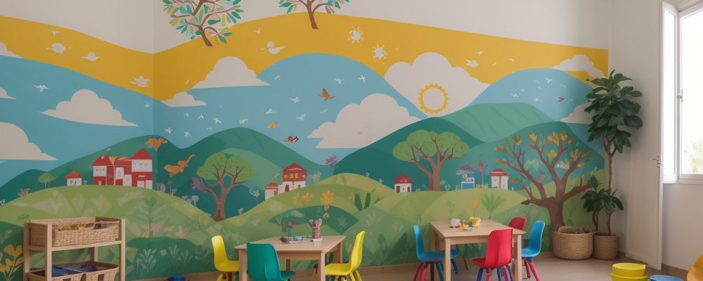 Crianças explorando múltiplas linguagens em sala de aula, integrando a BNCC na educação infantil