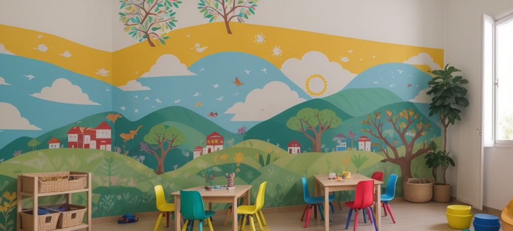 Crianças explorando múltiplas linguagens em sala de aula, integrando a BNCC na educação infantil