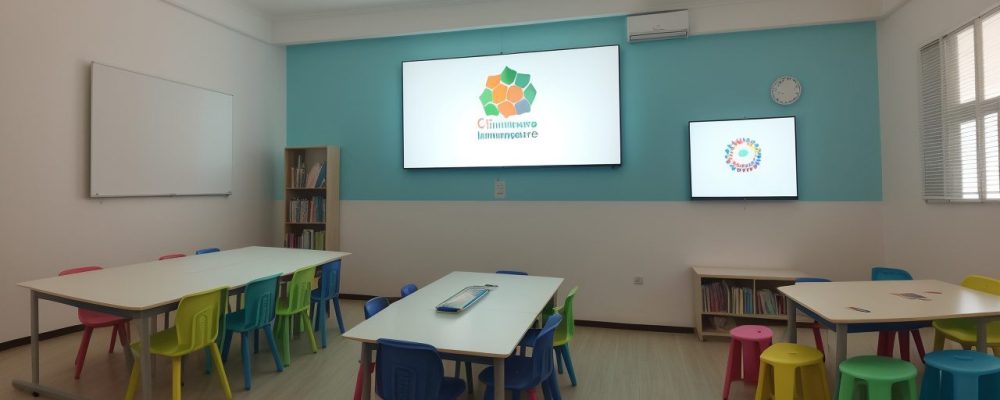 Imagem mostrando a BNCC em ação na sala de aula, com foco em inovação e aprendizado dinâmico, utilizando recursos e ferramentas para professores.