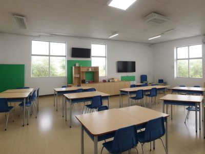 Professor aplicando a BNCC no ensino médio, com alunos engajados em atividades práticas e itinerários formativos