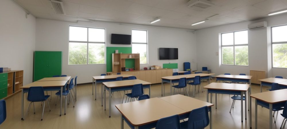 Professor aplicando a BNCC no ensino médio, com alunos engajados em atividades práticas e itinerários formativos