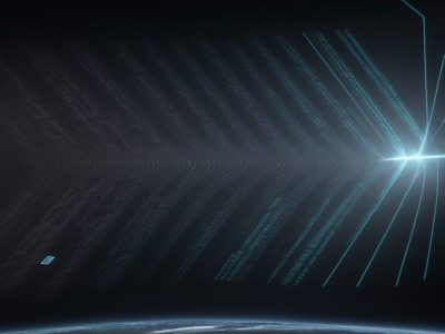 Representação visual de big data no setor público, com gráficos e dados sendo analisados para melhorar serviços e tomadas de decisão.