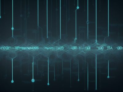Representação visual de Big Data com gráficos, dados e pessoas trabalhando em análise de dados e business intelligence.