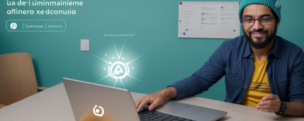 Servidores públicos em ambiente de estudo online, com foco em curso de biomedicina, promovendo inovação na saúde pública.