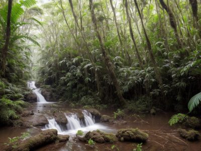 Ilustração sobre biopirataria no Brasil mostrando a apropriação indevida de recursos naturais e seus impactos na biodiversidade e comunidades locais.