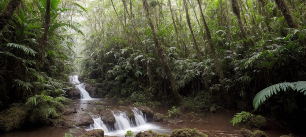 Ilustração sobre biopirataria no Brasil mostrando a apropriação indevida de recursos naturais e seus impactos na biodiversidade e comunidades locais.