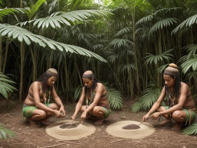 Imagem ilustrativa sobre biopirataria no Brasil, mostrando a exploração de recursos genéticos e a importância da proteção da biodiversidade e dos povos indígenas.