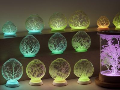 Laboratório de biotecnologia com cultura de tecidos vegetais em andamento, representando a micropropagação de plantas e avanços na biotecnologia