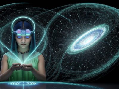 Representação visual da tecnologia blockchain aplicada ao serviço público, com foco em transparência e segurança de dados.