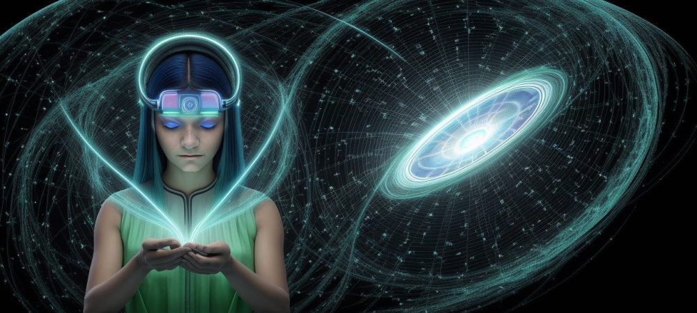 Representação visual da tecnologia blockchain aplicada ao serviço público, com foco em transparência e segurança de dados.