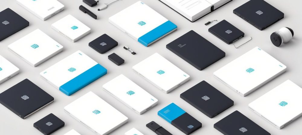 Estratégia de Branding Digital: Interface de computador exibindo elementos visuais e dados de análise, representando o impacto do branding