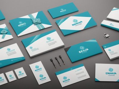 Ilustração de identidade visual vibrante para branding, representando o conceito de marca e suas estratégias para pequenas empresas e grandes negócios.