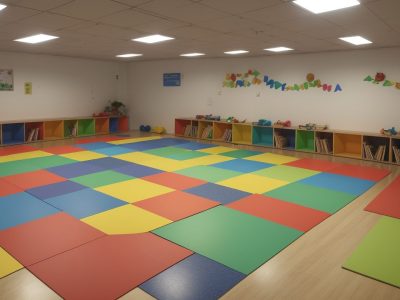 Crianças envolvidas em atividades lúdicas e brincadeiras na educação infantil, promovendo o aprendizado e o desenvolvimento