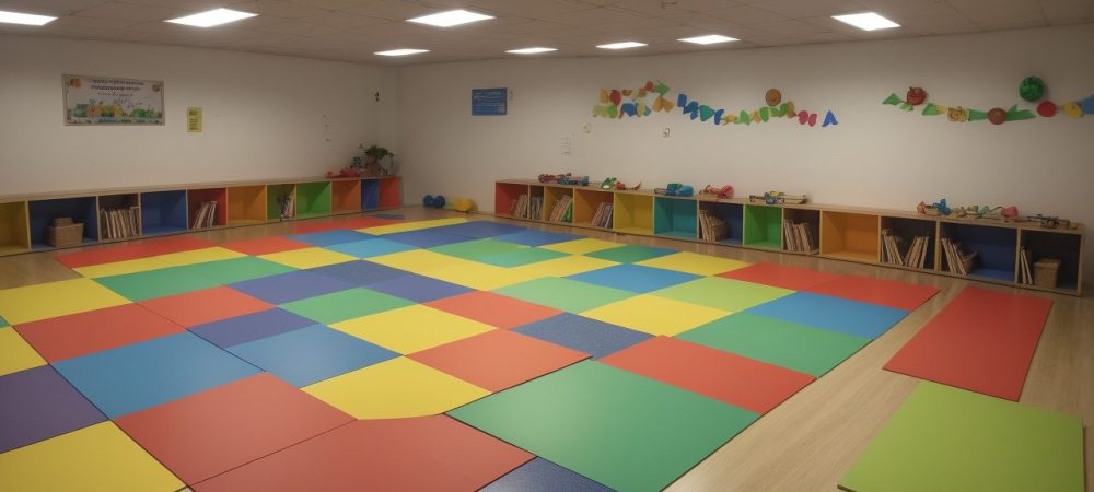 Crianças envolvidas em atividades lúdicas e brincadeiras na educação infantil, promovendo o aprendizado e o desenvolvimento