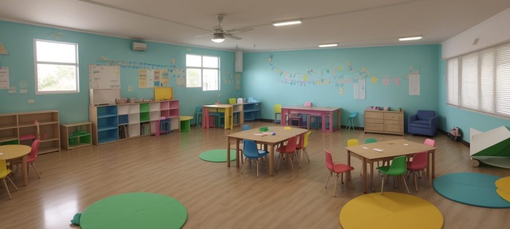 Crianças envolvidas em atividades lúdicas e educativas, explorando o brincar e aprender na educação infantil