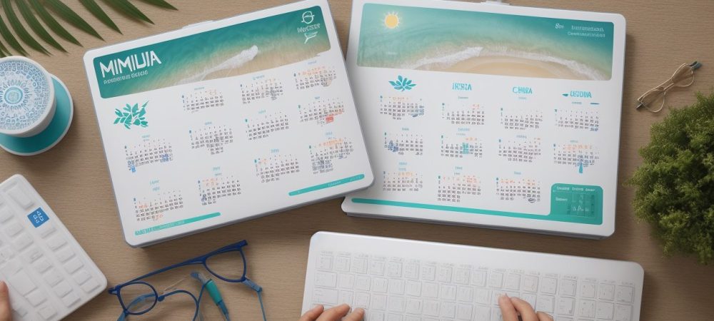 Representação visual do cálculo de férias trabalhistas, com foco em planejamento, segurança jurídica e a importância do direito a férias