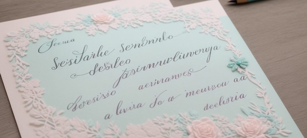 Imagem mostrando uma pessoa praticando caligrafia moderna com caneta e papel, com foco em letras bonitas e detalhes artísticos.