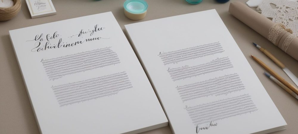 Mãos praticando caligrafia moderna com caneta tinteiro em um ambiente inspirador, curso de caligrafia para iniciantes.