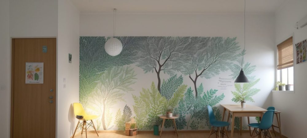 Professoras e alunos explorando artes visuais e técnicas de pintura em aulas de arte online, promovendo a criatividade e aprendizado.