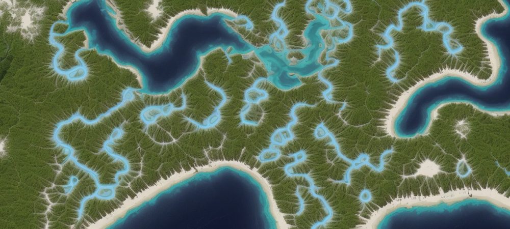 Imagem mostrando a importância da cartografia digital, mapas e geoprocessamento no planejamento urbano, com foco em um curso online de cartografia.