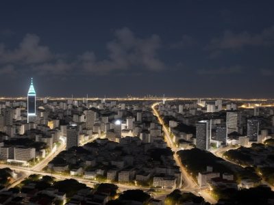 Servidores públicos utilizando o Chat GPT para otimizar tarefas e aumentar a eficiência no trabalho, com um ambiente colaborativo e inovador.