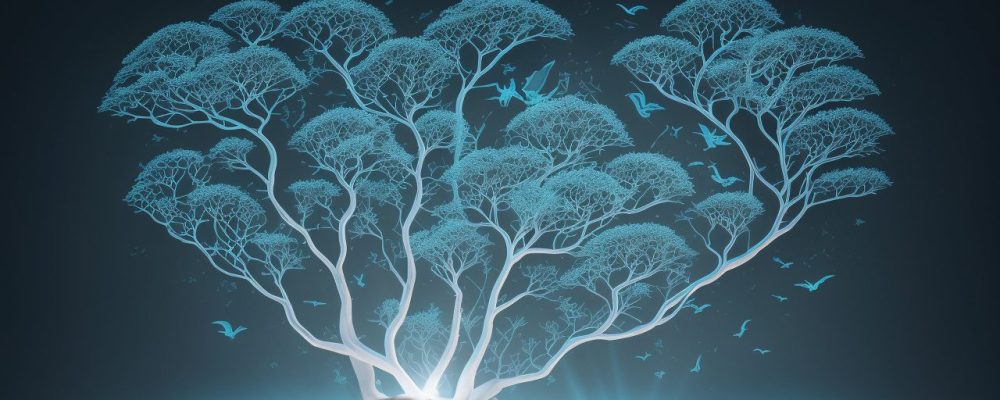 Representação visual da cibercultura e transformação digital, com pessoas conectadas em um ambiente de aprendizado e troca de informações.