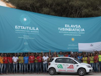 Representação de cidadãos engajados em educação fiscal, com foco em cursos e transparência no uso de impostos.