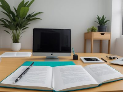 Representação visual de classes gramaticais e interpretação de textos aplicadas no serviço público, com foco em comunicação clara.