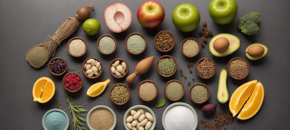 Infográficos e tabelas mostrando a classificação de alimentos e sua aplicação na nutrição.