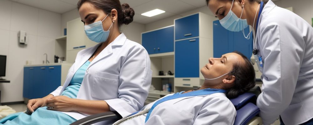 Ilustração de um profissional de saúde realizando a coleta de sangue, mostrando as técnicas e os materiais necessários para o procedimento.