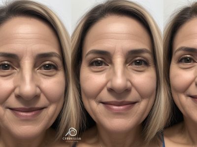 Imagem vibrante de uma cabeleireira aplicando tintura em uma cliente, simbolizando a transformação da coloração capilar e a busca pela autoestima.