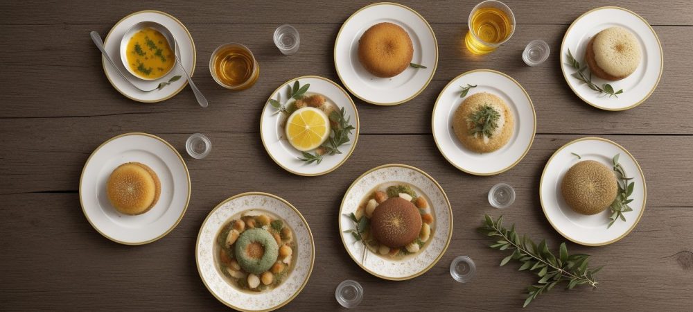 Uma mesa farta com diversos petiscos de boteco, como bolinho de bacalhau e torresmo, representando a cultura brasileira e a culinária de bar.