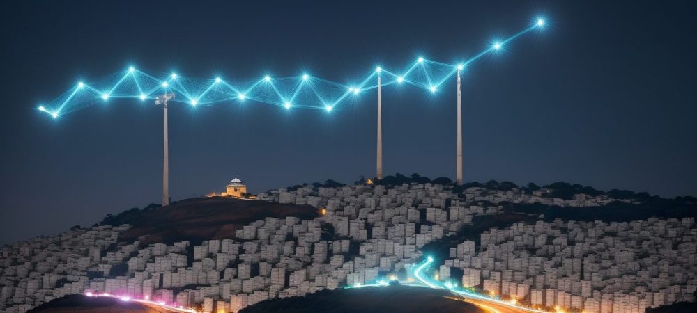 Ilustração de processos de compras públicas, mostrando transparência e eficiência com a lei 14133 e gráficos