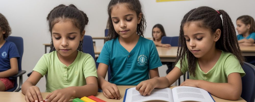 Profissional de saúde auxiliando criança, em um ambiente acolhedor, representando o curso sobre autismo e os transtornos invasivos do desenvolvimento
