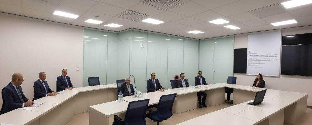 Servidores públicos em treinamento de comunicação, com foco em comunicação efetiva e aprimoramento profissional