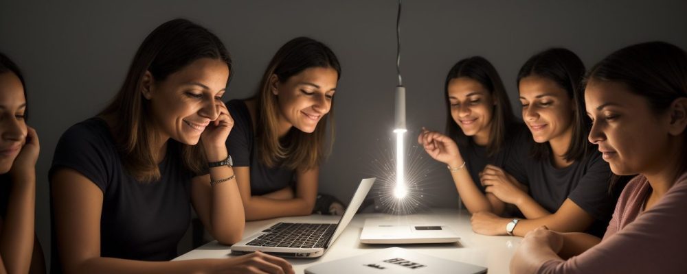 Ilustração de pessoas interagindo em um ambiente de trabalho, representando comunicação eficaz e relações interpessoais.