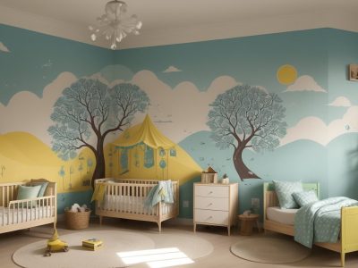 Crianças ouvindo e interagindo com um contador de histórias em sala de aula, com elementos visuais que representam a magia da contação de histórias na educação infantil.